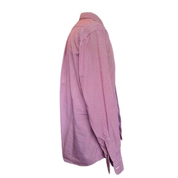 Size Medium Alabama Crimson Tide Elephant Men's Button Down Shirt Checked Long S - Picture 6 of 10